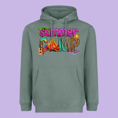 Summer Camp Heavyweight Hoodie Designed By Nancycooperartshop