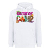 White summer camp Heavyweight Hoodie - NancyCooperArtShop