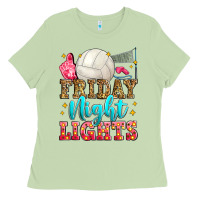 Matcha friday night lights volleyball Ladies Tee - Zillion Design Studio