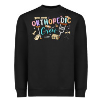 Black orthopedic crew Heavyweight Sweatshirt - MaliasSmallBusiness