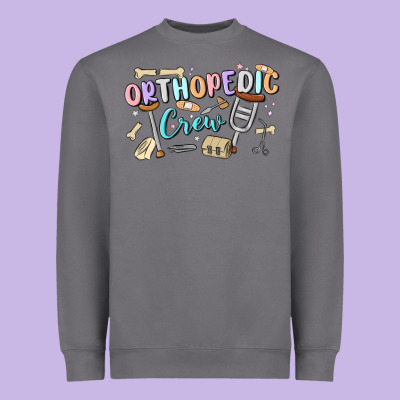 Orthopedic Crew Heavyweight Sweatshirt Designed By Maliassmallbusiness