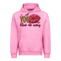 Fuchsia Pink you blow me away olivia Urban Hoodie - OliviaCreatesArt