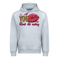 Heather Grey you blow me away olivia Urban Hoodie - OliviaCreatesArt