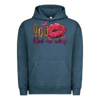 Pigment Midnight Navy you blow me away olivia Urban Hoodie - OliviaCreatesArt
