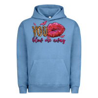 Pigment Pebble Blue you blow me away olivia Urban Hoodie - OliviaCreatesArt