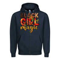Navy empowerment and pride design Zipper Hoodie - LillyAllenDesigns
