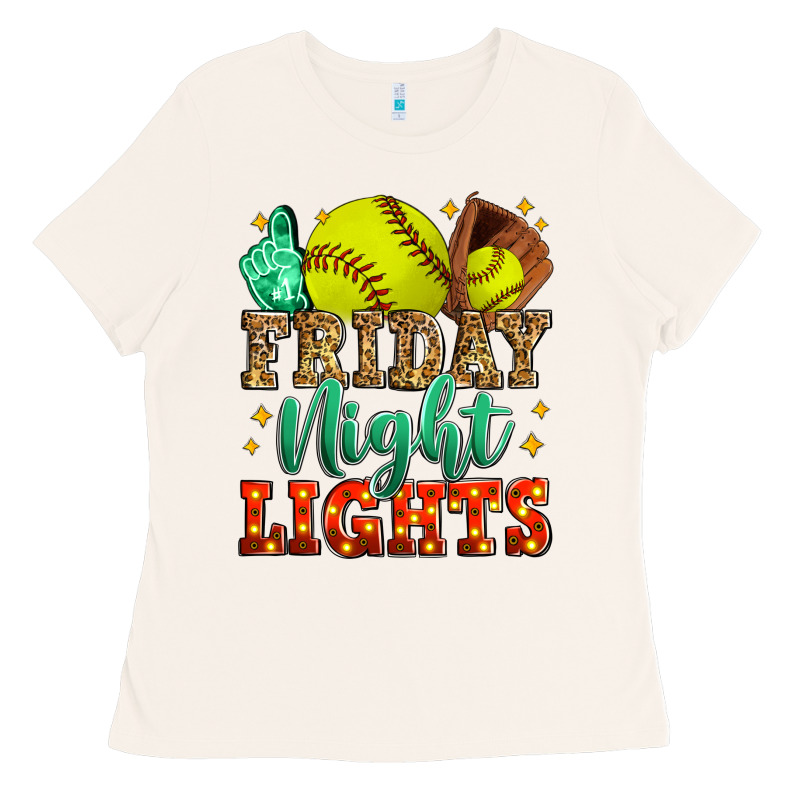 Friday Night Lights Softball Ladies Tee by Zillion Design Studio | Teevron