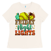 Bone friday night lights softball Ladies Tee - Zillion Design Studio