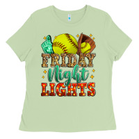 Matcha friday night lights softball Ladies Tee - Zillion Design Studio