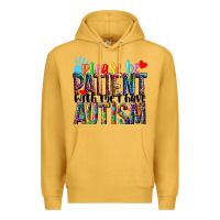 Mustard Please be patient with me i have Autism Premium Hoodie - NancyCooperArtShop