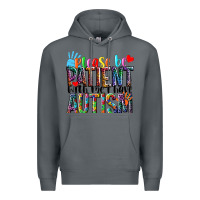 Rock Please be patient with me i have Autism Premium Hoodie - NancyCooperArtShop