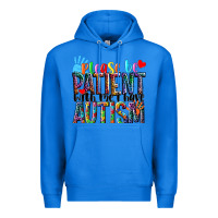 True Royal Please be patient with me i have Autism Premium Hoodie - NancyCooperArtShop