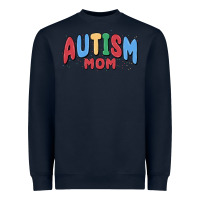 Navy autism mom Heavyweight Sweatshirt - MaliasSmallBusiness