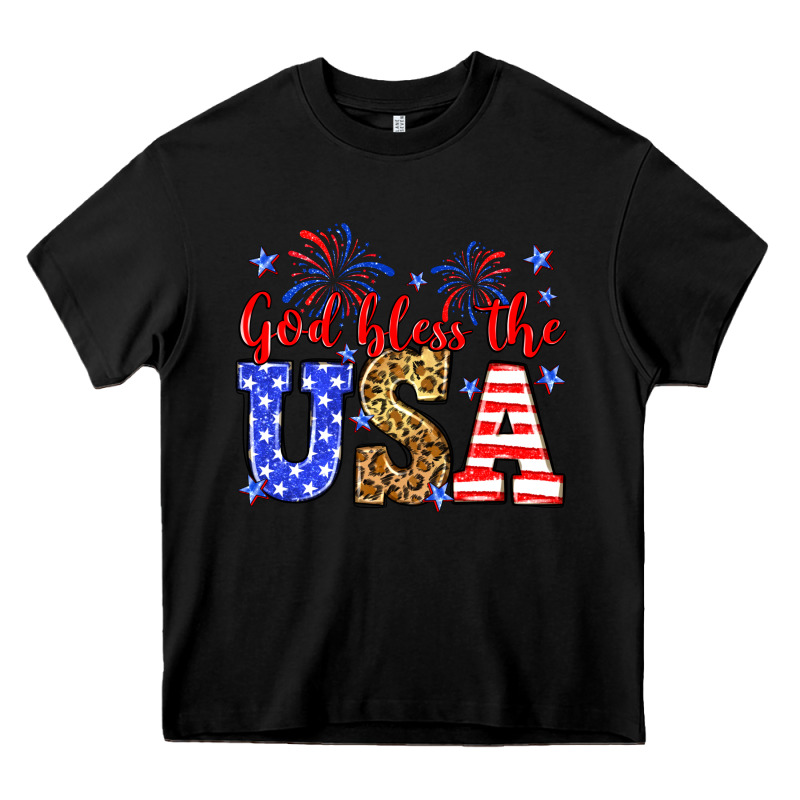 God Bless The Usa Heavy Core Tee by Neo Western | Teevron