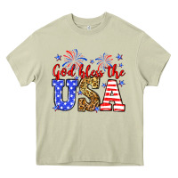 Mossy God bless the USA Heavy Core Tee - Neo Western