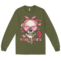 Valentine's Day Skull Long Sleeve Tee | Teevron