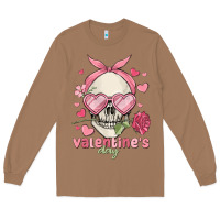 Toasted Coconut valentine's day skull Long Sleeve Tee - MaliasSmallBusiness