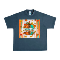 Midnight Navy blessed pumpkin Urban Heavy Tee - NancyCooperArtShop