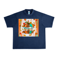 Navy blessed pumpkin Urban Heavy Tee - NancyCooperArtShop