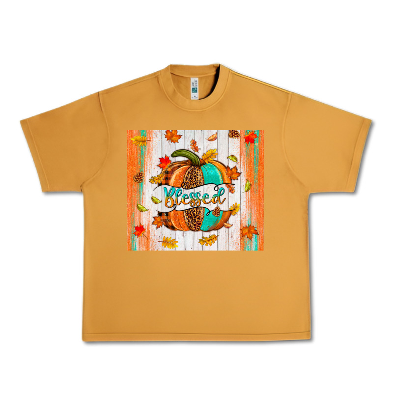 Blessed Pumpkin Urban Heavy Tee by NancyCooperArtShop | Teevron
