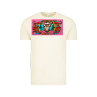 Vintage Arctic western baby boer goat pink flowers serape leopard pink glitter patter Vintage Tee - BarkalooDesign