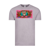 Vintage Zinc western baby boer goat pink flowers serape leopard pink glitter patter Vintage Tee - BarkalooDesign
