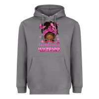 Storm afro messy bun breast cancer warrior Heavyweight Hoodie - texasbilliewilder