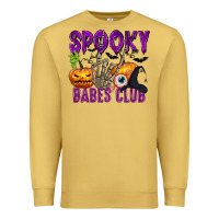 Antique Gold Spooky babes club Premium Sweatshirt - texasbilliewilder