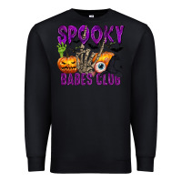 Black Spooky babes club Premium Sweatshirt - texasbilliewilder