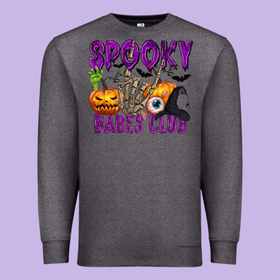 Spooky Babes Club Premium Sweatshirt Designed By Texasbilliewilder