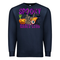Navy Spooky babes club Premium Sweatshirt - texasbilliewilder