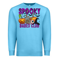 Ocean Blue Spooky babes club Premium Sweatshirt - texasbilliewilder