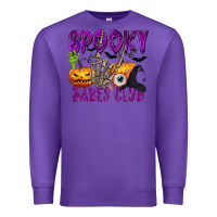 Purple Spooky babes club Premium Sweatshirt - texasbilliewilder