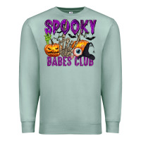 Seafoam Spooky babes club Premium Sweatshirt - texasbilliewilder