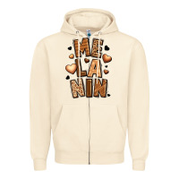 Sandshell melanin Zipper Hoodie - LillyAllenDesigns