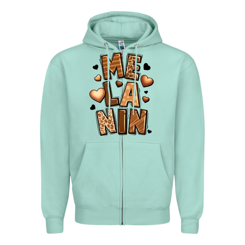 Melanin Zipper Hoodie by LillyAllenDesigns | Teevron