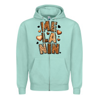 Seafoam melanin Zipper Hoodie - LillyAllenDesigns