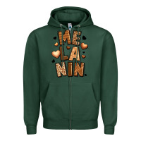 Sports Green melanin Zipper Hoodie - LillyAllenDesigns