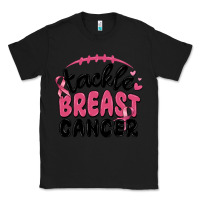 Black tackle breast cancer Classic Tee - MaliasSmallBusiness