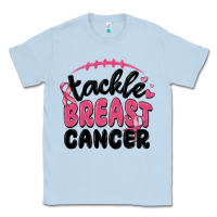 Dusty Blue tackle breast cancer Classic Tee - MaliasSmallBusiness