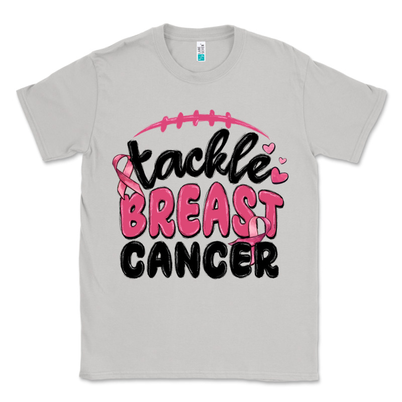 Tackle Breast Cancer Classic Tee by MaliasSmallBusiness | Teevron