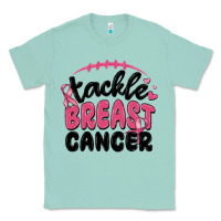 Seafoam tackle breast cancer Classic Tee - MaliasSmallBusiness