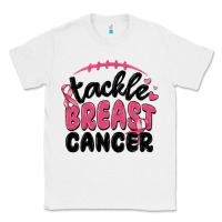 White tackle breast cancer Classic Tee - MaliasSmallBusiness