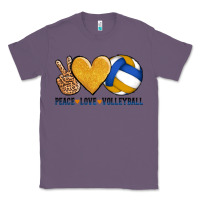 Lavender peace love volleyball Classic Tee - AdoDesignShop