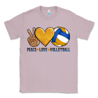 Lilac peace love volleyball Classic Tee - AdoDesignShop