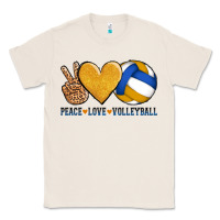 Natural peace love volleyball Classic Tee - AdoDesignShop