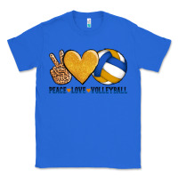 True Royal peace love volleyball Classic Tee - AdoDesignShop