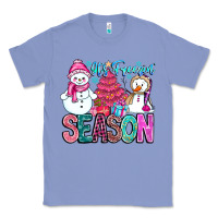 Colony Blue It's Freezin Season Classic Tee - CowhideDigitalArt