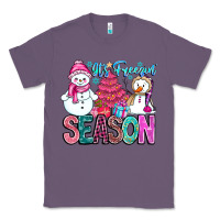 Lavender It's Freezin Season Classic Tee - CowhideDigitalArt