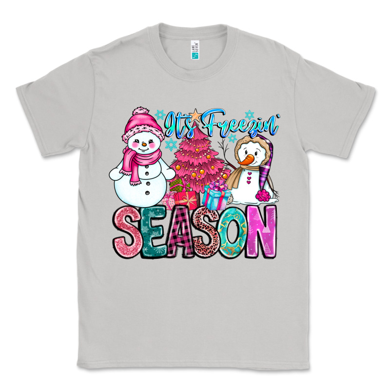 It's Freezin Season Classic Tee by CowhideDigitalArt | Teevron